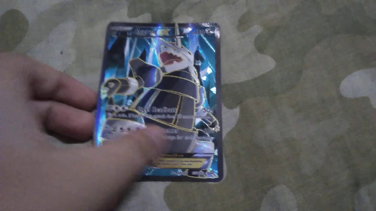 This aggron ex card that I have