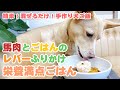 【簡単手作り犬ご飯】馬肉とごはんのレバーふりかけ栄養満点ごはん【帝塚山ハウンドカム】