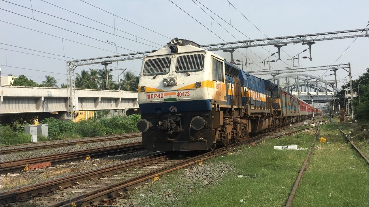 Happy Cholan express nearing its destination - YouTube