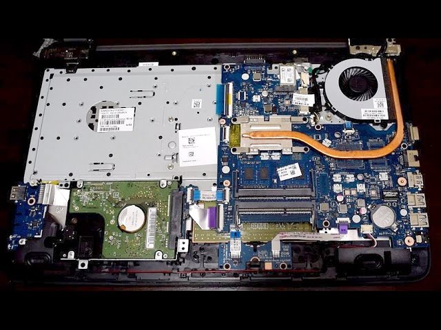 HP 250 G3/G4 disassembly. How to disassemble HP 250 G4. Thermal Paste in  description - YouTube