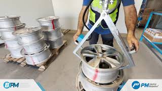BPM Pneumatic Manipulator for Rim Handling in Automotive Casting