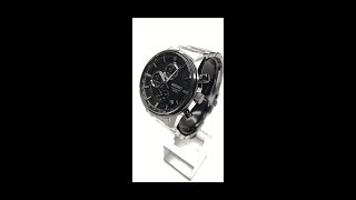 SEIKO 世界第一日本精工 CS系列 極致自信個性三眼計時鋼帶腕錶 SSB331P1