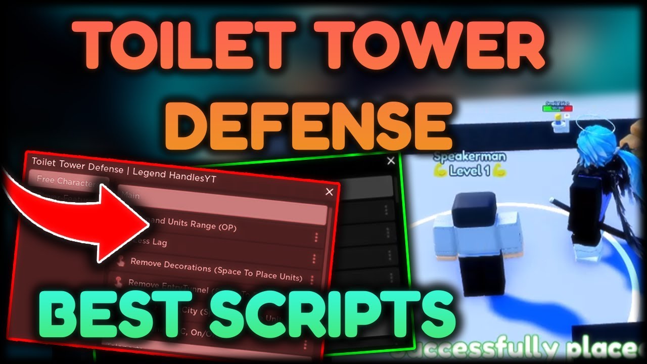 Script Toilet Tower Defense Mobile No Key