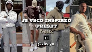 How to edit J5 VSCO INSPIRED PRESET Lightroom Mobile Preset free DNG link