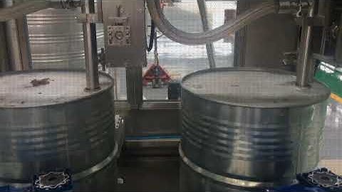 200L Automatic Drum Filling Machine Line