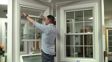 Double hung windows: the proper way to tilt them in.
