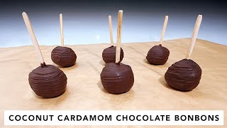 Easy Coconut Cardamom Chocolate Bonbons Recipe | Step by Step