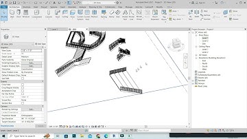 How to make different style of stair in revit / revit irregular shape stair / revit tutorial/revit