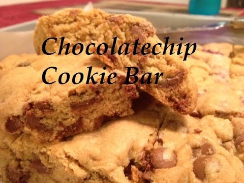 chocolate chip bar (초콜릿칩 쿠키 바) recipe