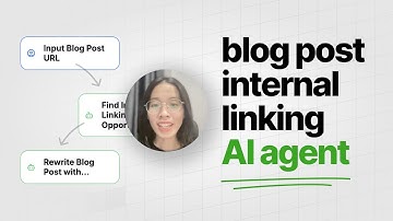 Blog Post Internal Linking has never been easier with this AI Agent