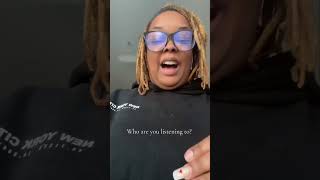 Who are you going to listen to? @SimplyNieccee
