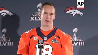 While Denver Broncos quarterback Peyton Manning talked about throwing 'ducks', Seattle Seahawks runn Profile