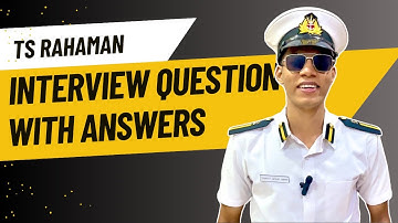 GP Rating Interview Questions With Answers | Training Ship Rahaman (TSR) ⚓️