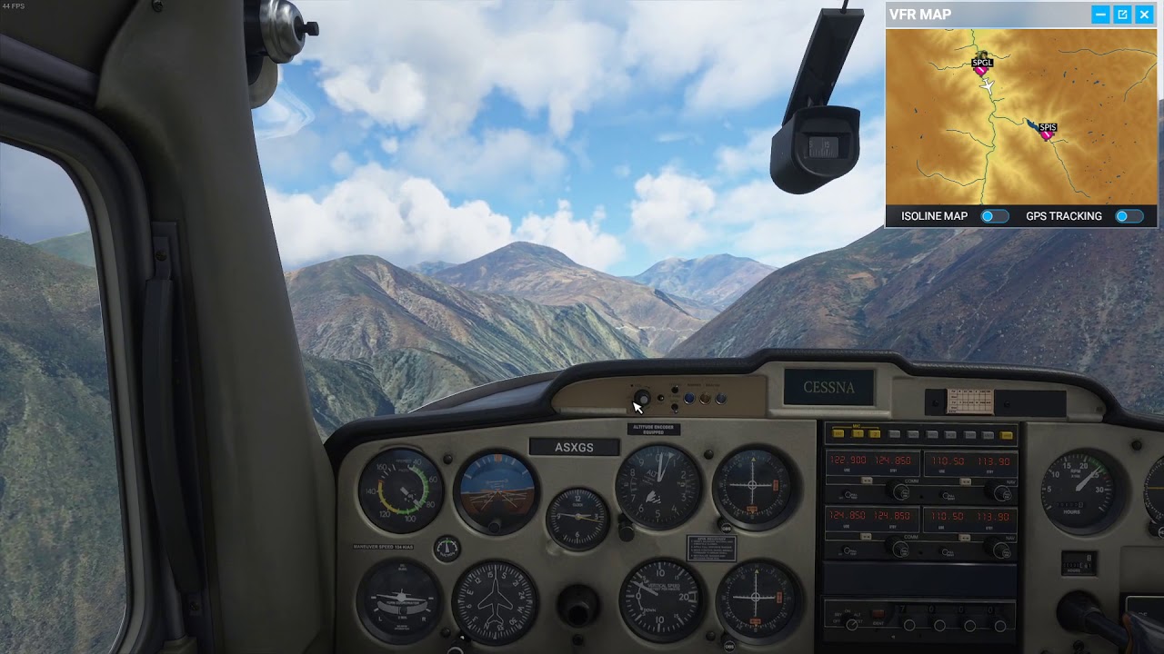 Flight Simulator 2020 - Through the Andes Mountains in a Cessna 152 ...