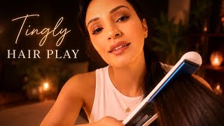 ASMR Hair Play for Sleep | Hair Brushing + Hair Styling screenshot 5