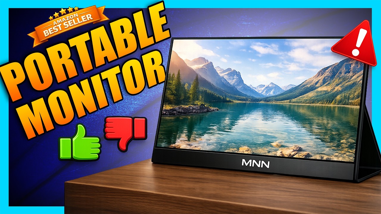 Я протестировал портативный монитор MNN диагональю 15,6 дюймов, занимающий первое место в рейтинг...