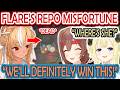 Watame &amp; Korone Can't Stop Laughing After Flare Jinxes Herself SO Hard in REPO
