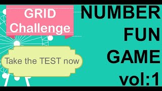 NUMBER FUN GAME | Vol 1 | GRID Challenge | CAPGEMINI || SOLVE IT NOW || Ask For More | MJ screenshot 5