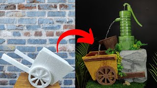 Best Creative Fountain Made with Plastic Container and Styrofoam | DIY Cement Fountain by RusticKraft Channel 923 views 1 month ago 4 minutes, 11 seconds