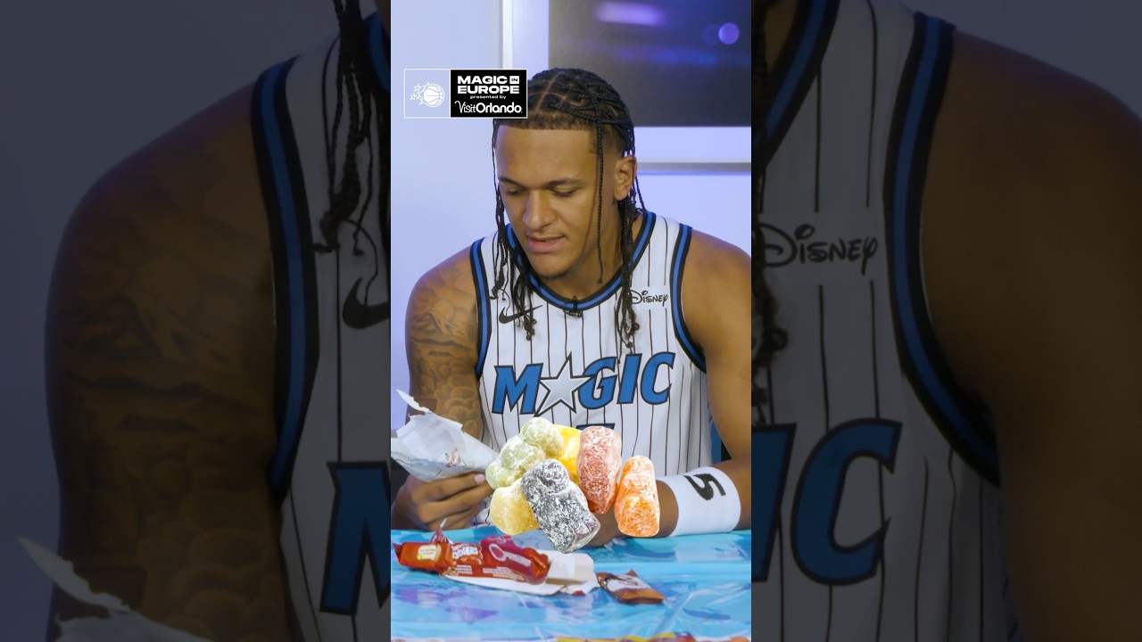 MAGIC PLAYERS TRY BRITISH SNACKS!