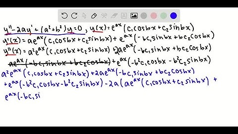 Verify that the given function is a solution to the given differential equation (c_1 …