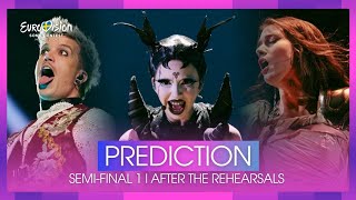 🇸🇪 Eurovision 2024: Top 15 l SEMI-FINAL 1 l PREDICTION l After The Rehearsals