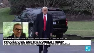 Etats-Unis : Donald Trump condamné pour agression sexuelle, quelles conséquences ? • FRANCE 24