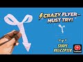 notebook helicopter (Flying ❤️), Y shape flying helicopter toy, new spinning toy, best helicopter