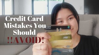 Credit Card Mistakes You Should AVOID! | For Beginners