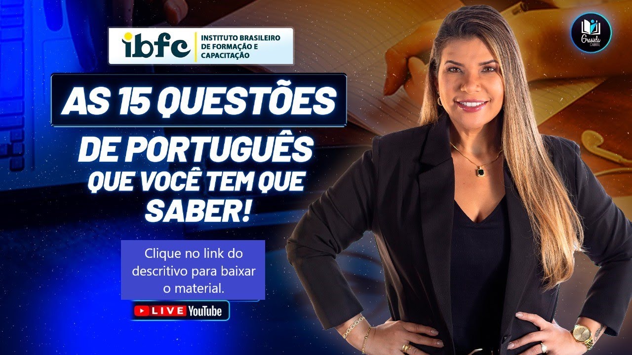 IBFC: as 15 questões de Português que você tem que saber! Correios, TRF5