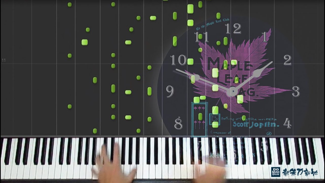 Scott Joplin Maple Leaf Rag Synthesia Jazz - 