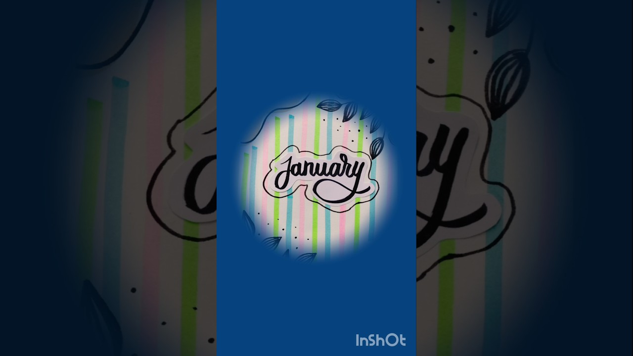 front page design ✨ January 🩵 