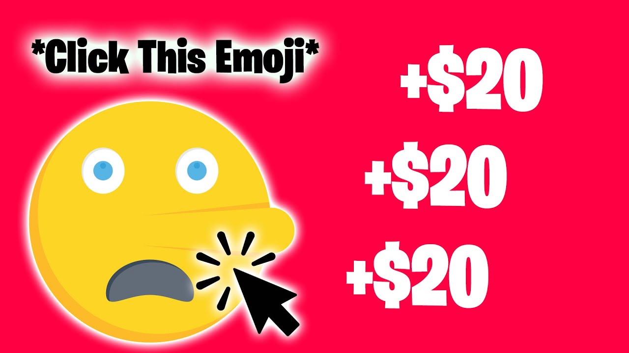 Earn $20 Just By Clicking On Emojis | Make Money By Clicking On Emojis ...