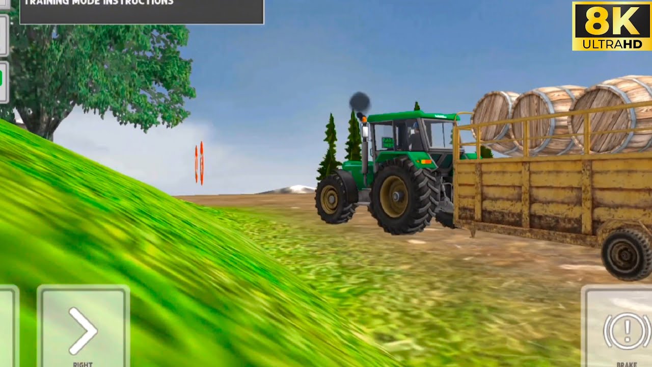 Real Tractor Farming Simulator - New-2024 GamePlay part 2 (8K ULTRA)