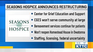Seasons Hospice announces restructuring, impact on grief services