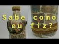 Garrafa com efeito Pedra