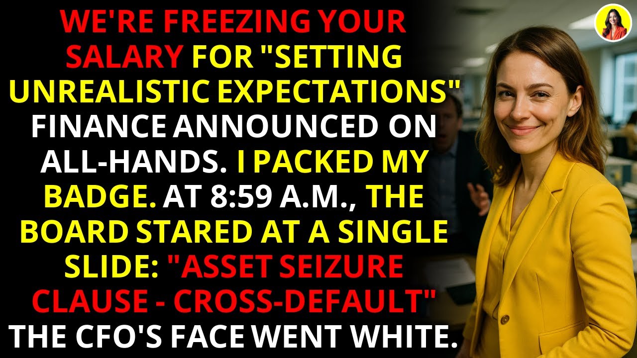 Они заморозили мою зарплату — я спровоцировал кросс-дефолтный арест активов 💼 | #КорпоративнаяМесть