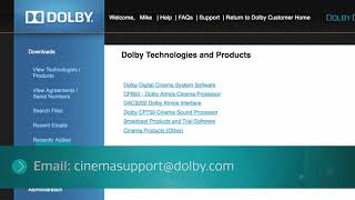 Dolby Customer Portal screenshot 3