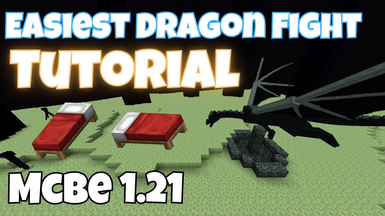 2 Цикл - Простейшее руководство по бою с Эндер Драконом MCBE