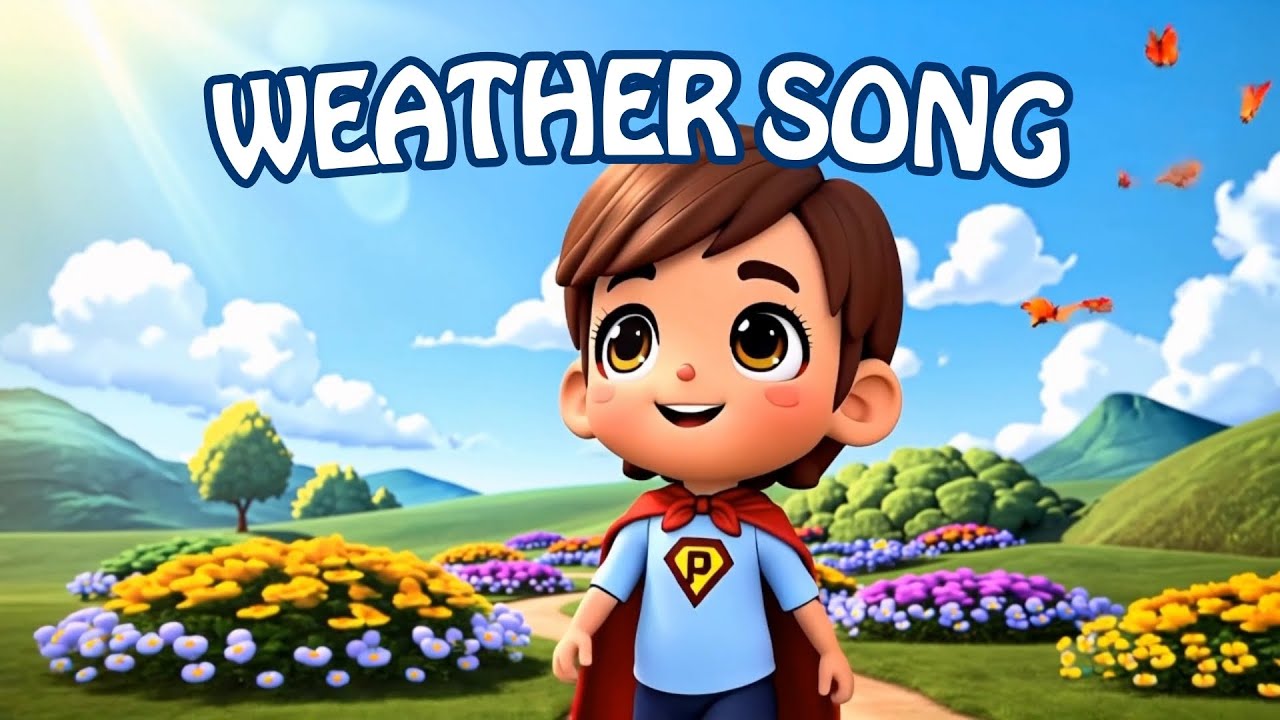 The Weather Song | Rain, Sun & Snow | Learning Songs for Kids by ...