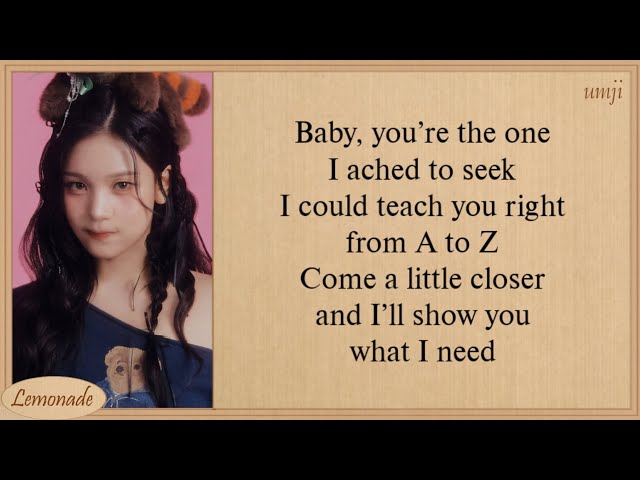 VIVIZ UMJI Love Language Easy Lyrics