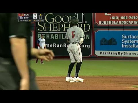 Red Wings' Gordon hits his second double of the game