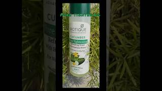 Biotique Cucumber Toner Review | Oily Skin #shorts #skincare