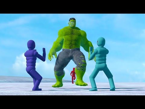 HULK-Epic Fight WITH NPC Active Ragdoll Physics-Overgrowth