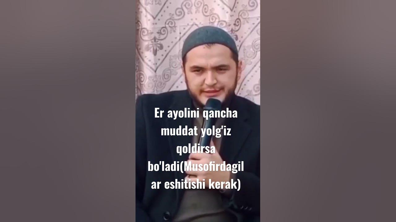 U qolini ayolning eshagiga qoydi.