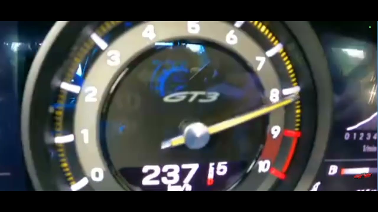 Porsche 911 GT3 0-300 KM/H - YouTube