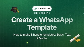 Create a WhatsApp Template | DoubleTick WhatsApp API
