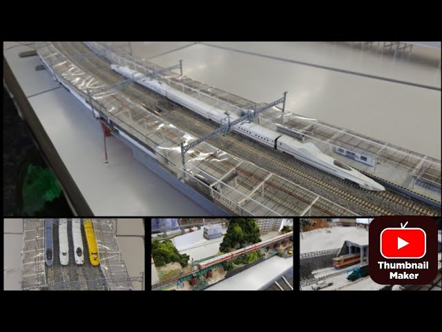 Nゲージ用 「余部橋梁」（余部鉄橋）もどきの製作 その2 レイアウト