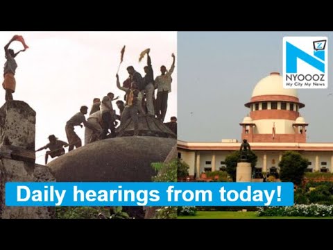 english news today live Supreme Court begins daily hearing on Ayodhya land dispute