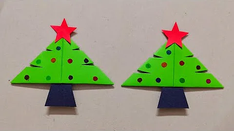 DIY Paper Christmas Tree | How To Make a 3D Xmas Tree | Christmas Decor